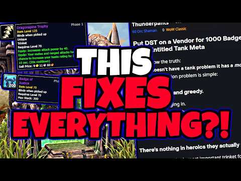 How To FIX The Tank Shortage & Loot Drama in TBC Anniversary?! thumbnail