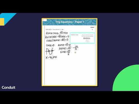 Trig Equations | Learn how to solve trigonometric equations thumbnail