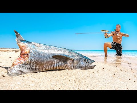 Underwater Bow Fishing For Food On Remote Islands thumbnail
