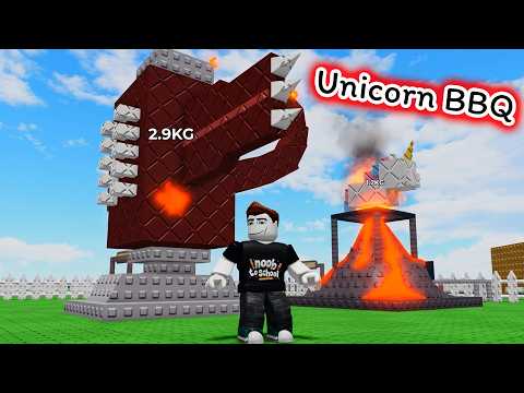 เนื้อยูนิคอร์นย่าง หายากมาก ราคาแพงมาก Roblox BBQ It thumbnail