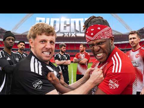 SIDEMEN VS YOUTUBE ALLSTARS IMPOSSIBLE FOOTBALL CHALLENGES thumbnail
