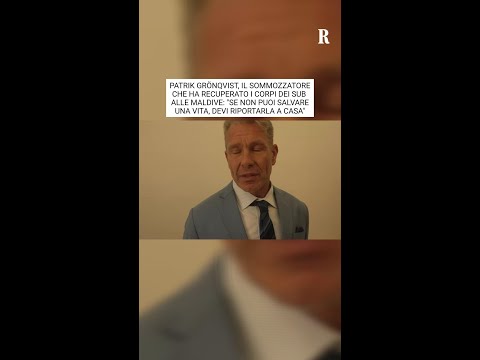 Il SOMMOZZATORE che ha recuperato i corpi dei sub alle Maldive: "Dovevamo riportarli a casa" thumbnail