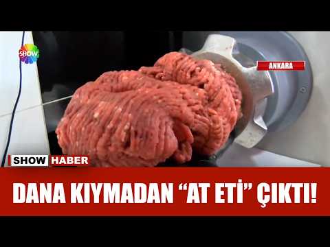 "Dana kıyma" diye at ve eşek eti sattılar thumbnail
