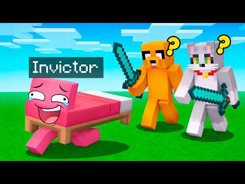 ¡EL MEJOR ESCONDITE TRANSFORMADO en CAMA en Minecraft! 😂 INVICTOR thumbnail