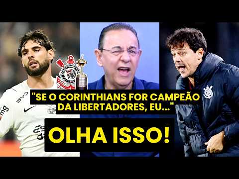 PROMETEU! "Se o CORINTHIANS FOR CAMPEÃO da LIBERTADORES, EU..." OLHA o que FLAVIO PRADO FALOU! thumbnail
