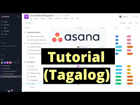 Asana Tutorial Tagalog - Project Management Software for Online Jobs thumbnail