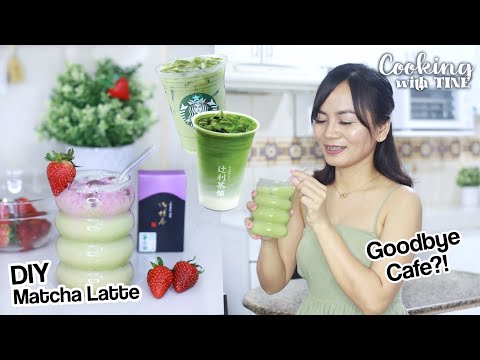 DIY MATCHA LATTE TUTORIAL legit from JAPAN 🇯🇵 thumbnail