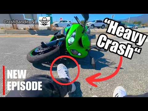 Extreme Motorcycle Crashes & Moments ! | CrashBanditoNL thumbnail