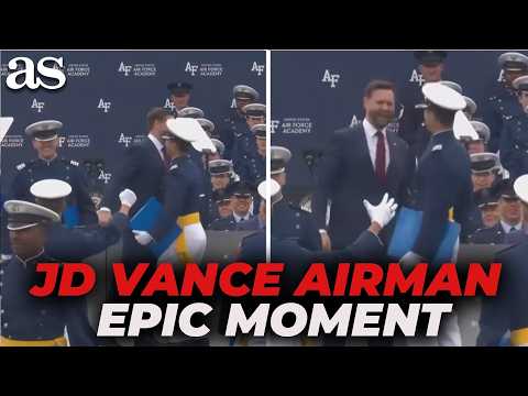 JD Vance CHEST BUMPS an Airman at Air Force Academy: the reaction Is absolutely PRICELESS thumbnail