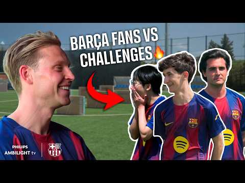 Barça Fans Take on Frenkie de Jong’s Ultimate Challenges ?⚽ thumbnail