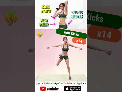 #flatbelly #slimwaist and #roundglutes – 27 #fatburningexercises @RobertasGym #weightloss #fitness thumbnail