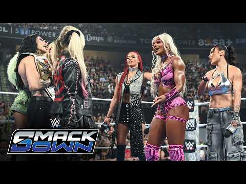 Rhea Ripley, Charlotte Flair and Alexa Bliss accost Jade Cargill: SmackDown highlights, May 29, 2026 thumbnail