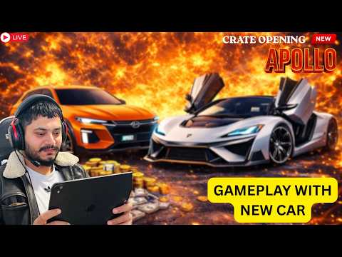 LIVE CRATE OPENING & NEW APOLLO CAR ?? | PUBGLIVE #Conqueror #customroom  #canada   #india #gaming thumbnail