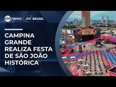 São João de Campina Grande começa com expectativa de mais de 3 milhões de visitantes | #SBTBrasil thumbnail