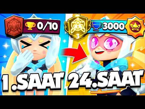 24 SAAT BOYUNCA STARR NOVA OYNADIM! BÜTÜN TAKTİKLER! ? | Brawl Stars thumbnail