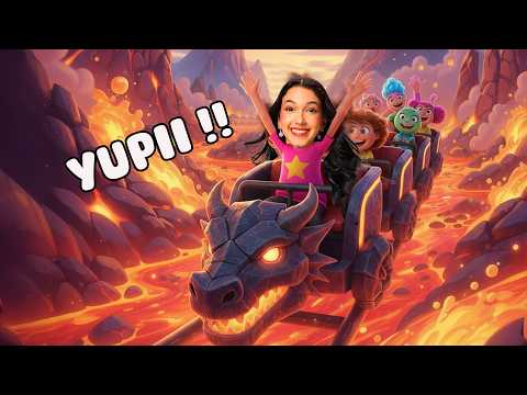 IMAGINA UMA MONTANHA RUSSA NO MEIO DA LAVA | Luluca Games thumbnail