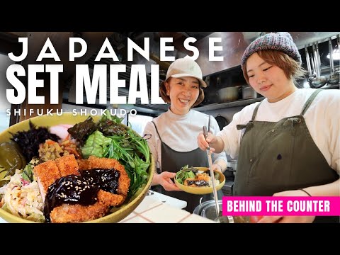 Behind the Counter at a Japanese Mom and Daughter Teishoku Restaurant thumbnail
