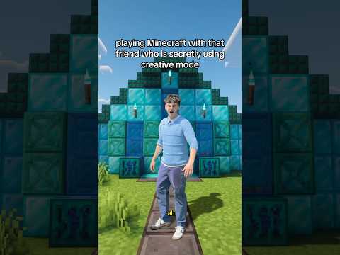 Where’s the fun in cheating? 😂🔥 #comedy #videogames #minecraft thumbnail
