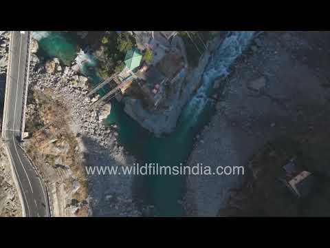 Vishnuprayag river confluence in Chamoli Uttarakhand thumbnail