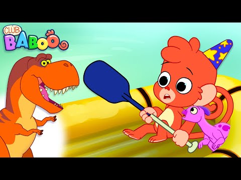 An Elasmosaurus helps Rocky at Club Baboo's Boat Race! | Club Baboo thumbnail