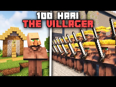 100 Hari Minecraft The Villager thumbnail