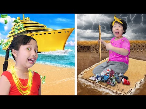 Rich Yacht vs Poor Yacht | Funny Tricks in Yacht By T-FUN thumbnail