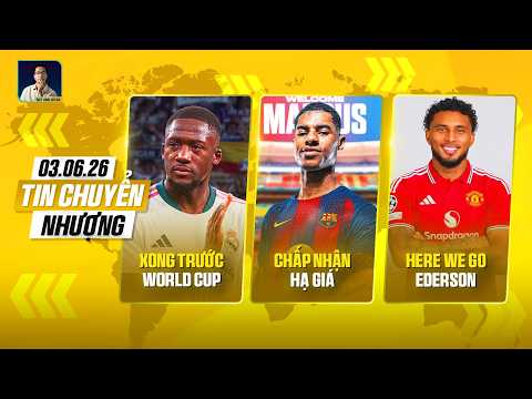 TIN CHUYỂN NHƯỢNG 3/6: MU CHỐT XONG EDERSON, REAL MADRID LIÊN TIẾP NỔ BOM TẤN thumbnail