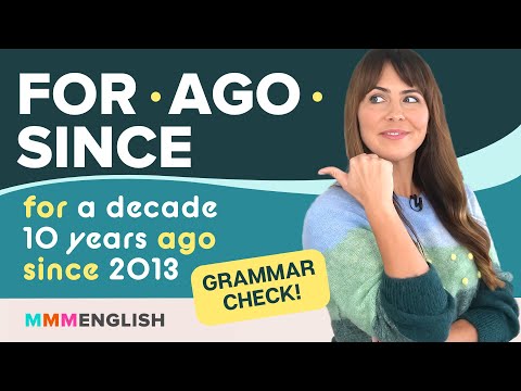 FOR, AGO & SINCE (Grammar Check!) thumbnail