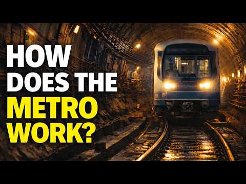 How the Metro Works – Subway Trains, Underground Tunnels, Electric Power and Signaling Systems! thumbnail