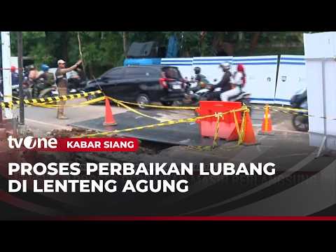 Kondisi Terkini Proses Perbaikan Jalan Ambles di Lenteng Agung | Kabar Siang thumbnail