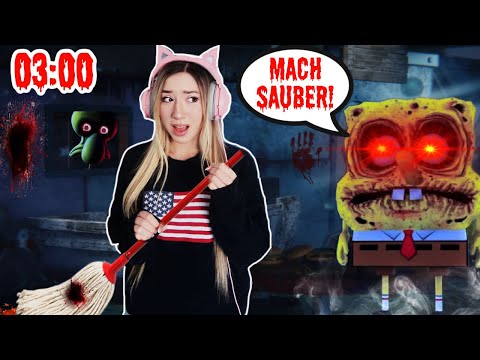 Mache niemals die Nachtschicht bei KROSSE KRABBE um 3 Uhr nachts (Beki in Spongebob Schwammkopf 1 2) thumbnail