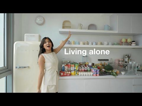 Living alone • monthly grocery, ref restock, vision board night thumbnail