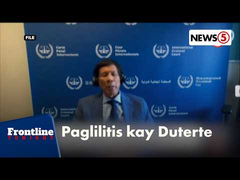 Paglilitis ng ICC kay ex-pres. Duterte, sisimulan sa Nov. 30 | Frontline Tonight thumbnail