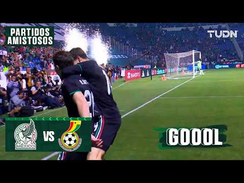 ¡GOLAZO DE MÉXICO! México vs Ghana |  Rumbo al Mundial 2026 | TUDN thumbnail