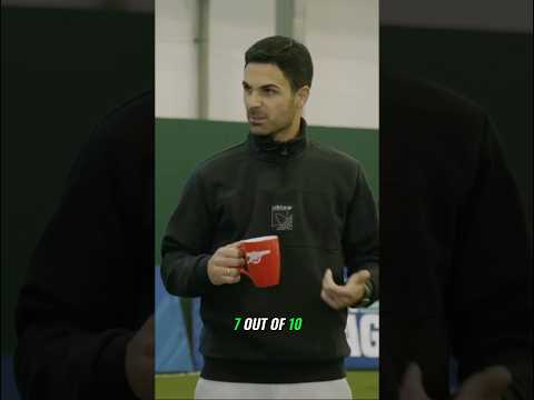 Premier League winning manager Mikel Arteta is impossible to please 😂🤣 #football #soccer thumbnail