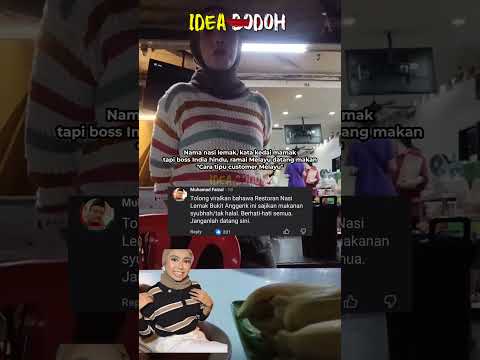 LAKI SOUND KEDAI NASI LEMAK TIPU HALAL "GUNA NAMA MAMAK, TAPI BOSS lNDIA HlNDU" thumbnail