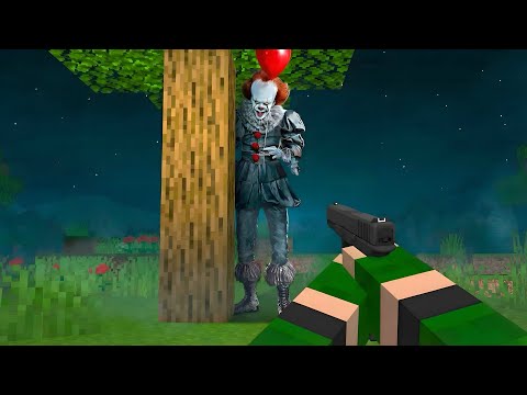 CONSEGUIMOS ARMAS PARA LUTAR COM PALHAÇO IT NO MINECRAFT!! (Pennywise) thumbnail
