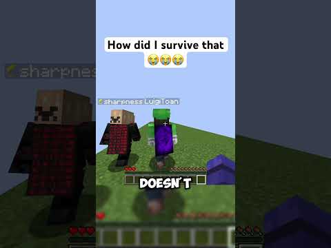 Half a heart as well, im the goat⁉️⁉️⁉️ #gaming #minecraft thumbnail