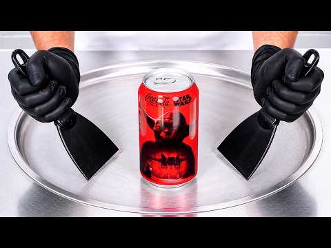 Star Wars Coca-Cola - Ice Cream Rolls | ASMR thumbnail