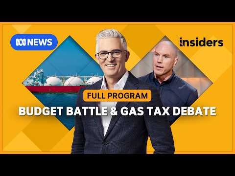 Budget battle + gas tax debate | Insiders | ABC NEWS thumbnail
