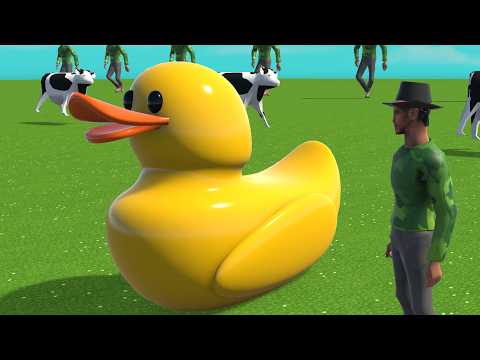 DUCK and Game - Tractor and Other Vehicles vs. Duck, Bottle and Many More thumbnail