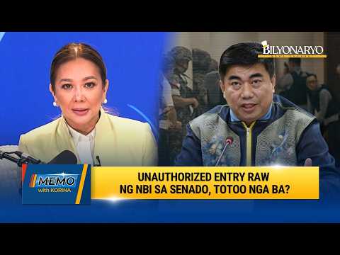 “Nasaan si Bato?” NBI Director Matibag, Nagsalita sa Umano’y Eskapo ni Sen. Bato sa Senado | MEMO thumbnail