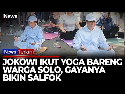 Bikin Salfok! Jokowi Yoga di Depan Rumah: Sudah Sering & Segar | iNews Terkini thumbnail
