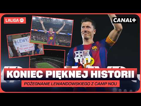 ROBERT - DZIĘKUJEMY! OFICJALNE POŻEGNANIE LEWANDOWSKIEGO Z CAMP NOU W BARCELONIE! thumbnail