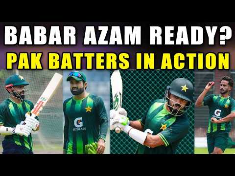 Babar Azam and Pak Batters Getting Ready for Bangladesh Great Batting Session Before 1st Test Match thumbnail