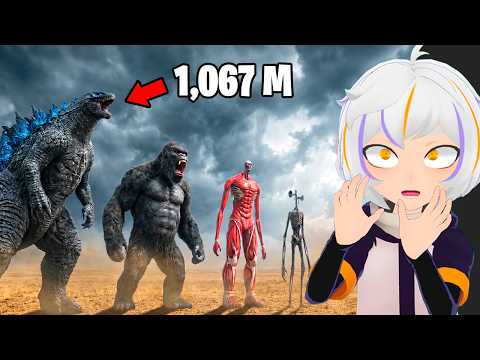 Estos Son los TAMAÑOS REALES de Los MONSTRUOS Mutantes | ChuyMine REACCIONA thumbnail