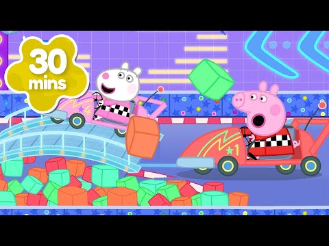 FASTEST Race Course Ever! 🏁 Peppa Drives a SPORTS CAR! 🏎️ BRAND NEW Peppa Pig Episodes thumbnail