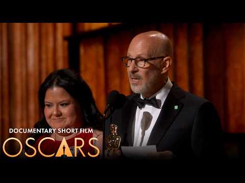 'All The Empty Rooms' Wins Best Documentary Short Film | 98th Oscars Speech (2026) thumbnail