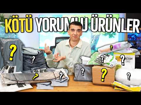 En Kötü Yorumlu Ürünleri Aldım! Toplu Paket Açılışı thumbnail