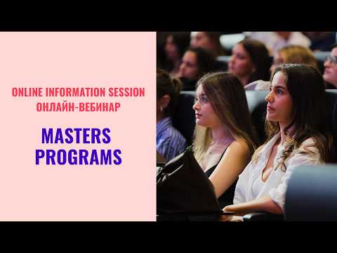 Online information session - Russian speakers | Master Programs thumbnail